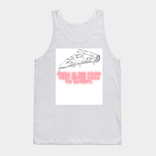 Pizza Love: Inspiring Quotes and Images to Indulge Your Passion 6 Tank Top